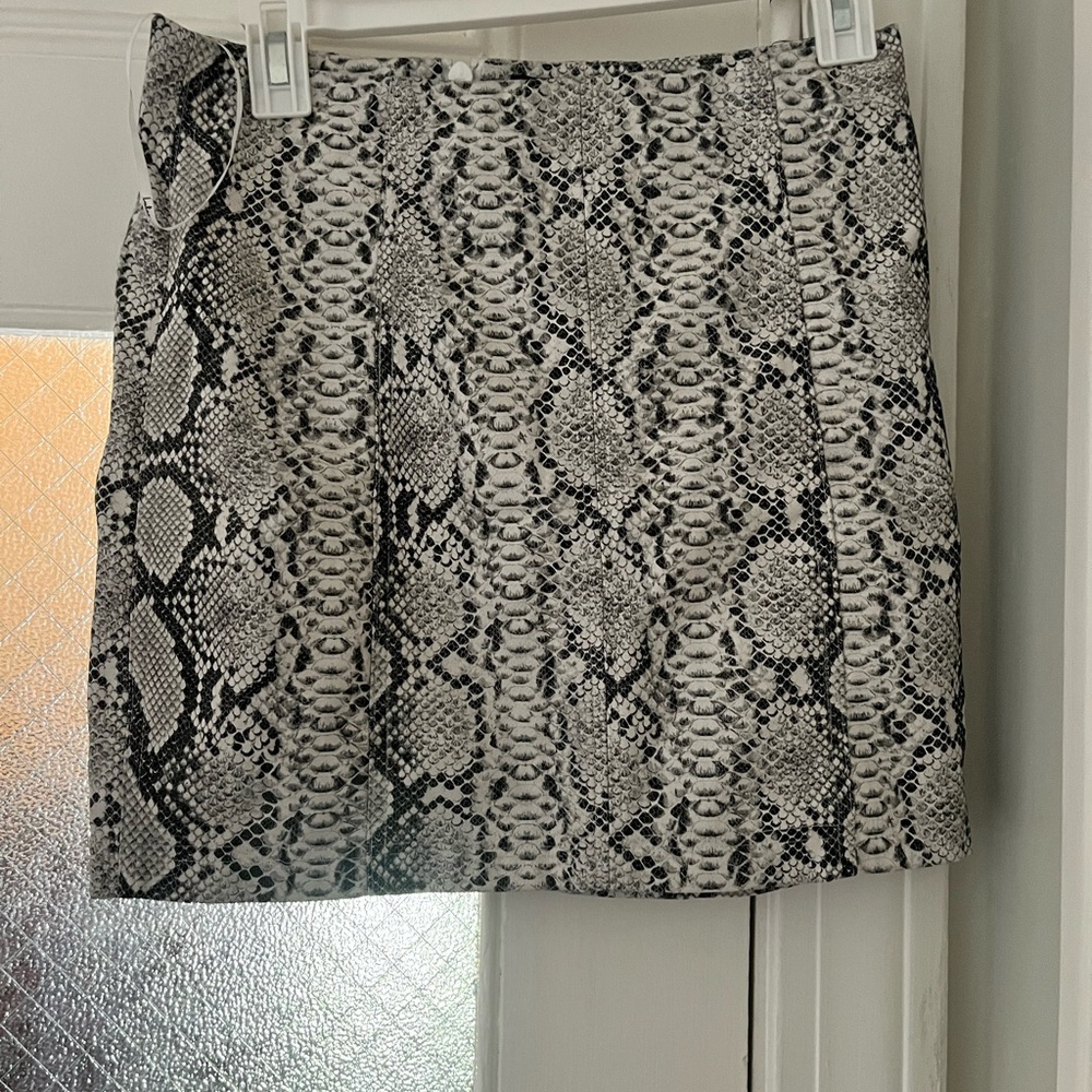 Lulus Leather Skirt